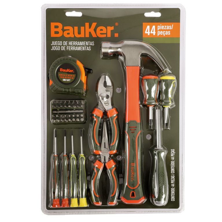 Set de Herramientas Manual 44 Piezas