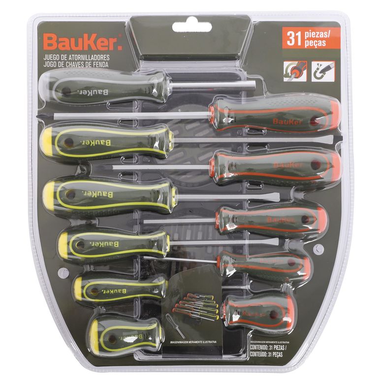 Juego de Destornilladores 31 Piezas