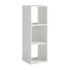 JUST HOME COLLECTION - Estante Librero 3 Repisas Blanco