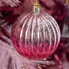 DEAR SANTA - Esfera Calabaza Bicolor Navidad 8cm