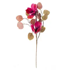 DEAR SANTA - Rama 2 Peonias Fucsia Navidad 50cm