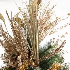 DEAR SANTA - Rama Hoja Larga con Brillos Navidad 60cm