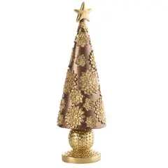 DEAR SANTA - Árbol Decorativo Dorado Navidad 25cm