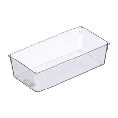 JUST HOME COLLECTION - Caja Multifuncional Transparente 15.2x30.5x8.3cm