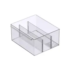 JUST HOME COLLECTION - Caja Organizadora Transparente 30.5x26.9x15cm