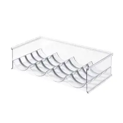 JUST HOME COLLECTION - Porta Botella Transparente 39.1x20.3x10.9cm
