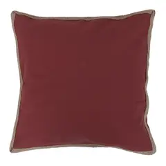 JUST HOME COLLECTION - Cojín Boho Yute 50x50cm Rojo