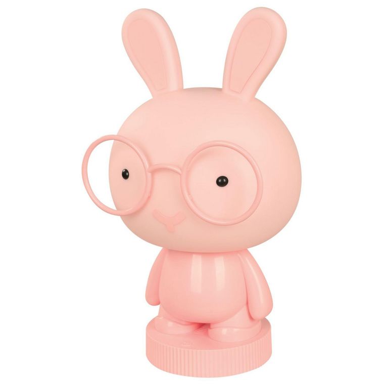 Lámpara de Mesa LED Infantil Conejo Rosa