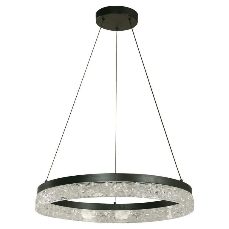 Lámpara Colgante de Techo LED Cura Negra