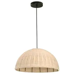 JUST HOME COLLECTION - Lámpara Colgante de Techo 1 Luz Dante Natural