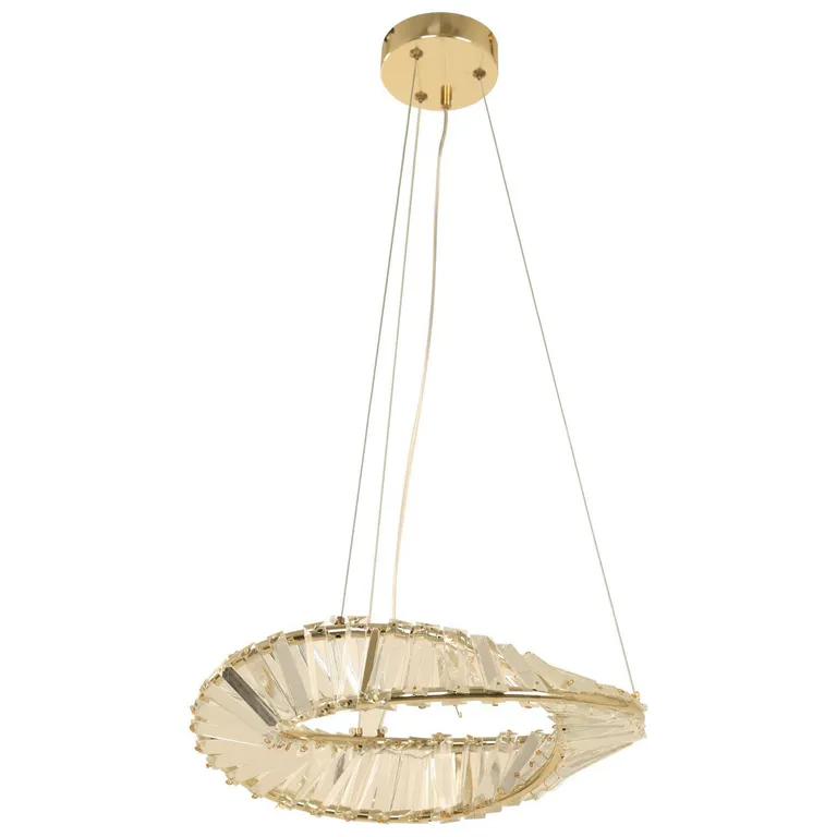 Lámpara Colgante de Techo LED Romana Dorada