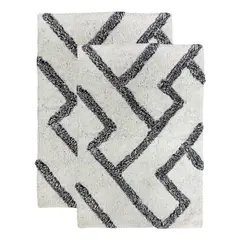 JUST HOME COLLECTION - Set 2 Pisos de Baño Prestige Azul