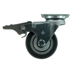 FIXSER - Rueda Giratoria TPE con Freno 35Kg