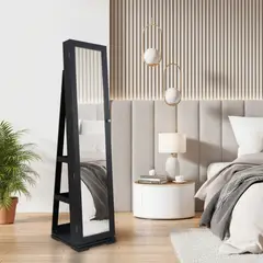 JUST HOME COLLECTION - Espejo Joyero Negro 38x160cm