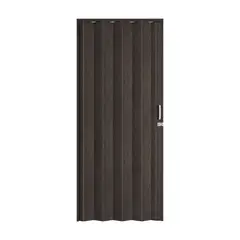 HOGGAN - Puerta Plegable PVC Amalfi 90x200 Gris Shadow Lam