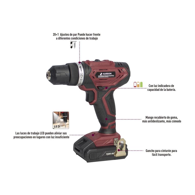 Atornillador Inalámbrico 18V