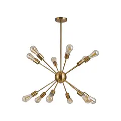 JUST HOME COLLECTION - Lámpara Colgante Arms 12L Dorado