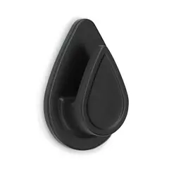 INOFIX - Colgador Adhesivo Gota Negro