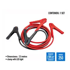 AUTOSTYLE - Cable Roba Corriente 250A