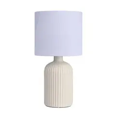 JUST HOME COLLECTION - Lámpara de Mesa Barres Beige