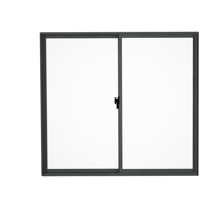 Ventana de Aluminio Next Antracita 121x100 cm