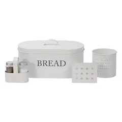 JUST HOME COLLECTION - Set 4 Organizadores de Cocina Blanco