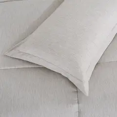 JUST HOME COLLECTION - Edredón Cationic Queen Beige