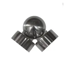 HOLZTEK - Codo Ajustable Pasamanos Redondo Satinado PVC