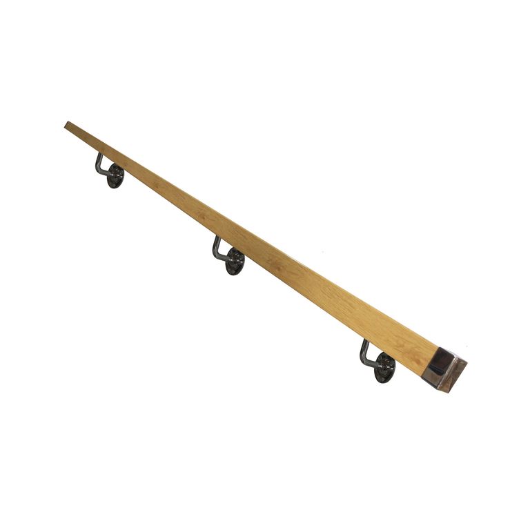 Pasamanos Cuadrangular PVC Madera 200cm