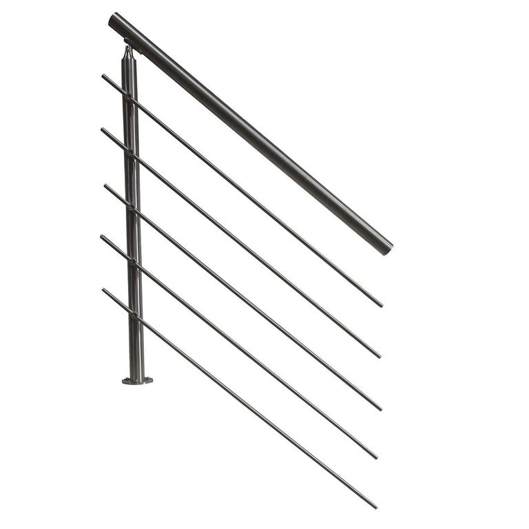 Kit Baranda de Tubos Acero Inoxidable 1m ? 1 Poste