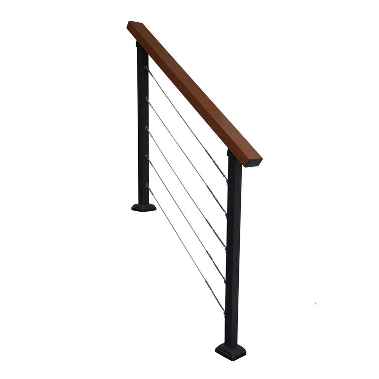 Kit Baranda de Aluminio 1m ? 1 Poste