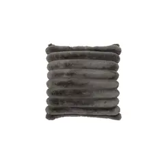 JUST HOME COLLECTION - Pack 2 Cojines Fauxfur 45x45cm Grafito