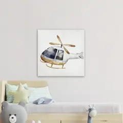 JUST HOME COLLECTION - Cuadro Canvas Inf Helicopter 30X30 CM