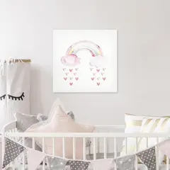 JUST HOME COLLECTION - Cuadro Canvas Inf Rainbow 30X30 CM