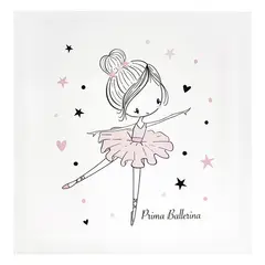 JUST HOME COLLECTION - Cuadro Canvas Inf Bailarina 30X30 CM