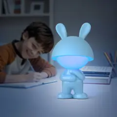 JUST HOME COLLECTION - Lámpara de Escritorio Conejo Azul