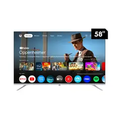 KENWOOD - Televisor Smart Google TV 58" QLED 4K Frameless LTK-K58B74G