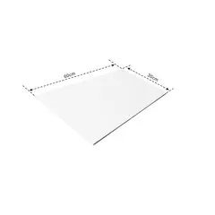 HOLZTEK - Cerámica Blanca Lisa 30x60cm 1,62m2