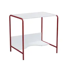 JUST HOME COLLECTION - Mesa Infantil Hoback Blanco/Rojo