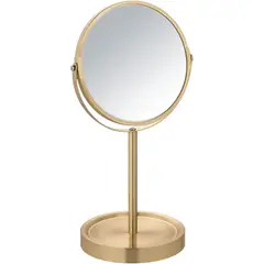 WENKO - Espejo De Baño 15x35 cm Dorado Alata