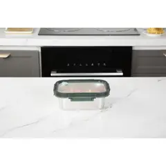 JUST HOME COLLECTION - Táper Rectangular Inoxidable 800Ml