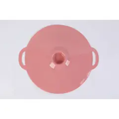 JUST HOME COLLECTION - Tapa de Olla Silicona Rosada 28.5cm