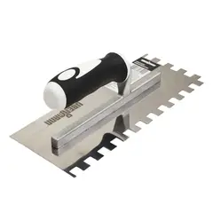 UBERMANN - Llana Dentada Acero Inoxidable 12 x 12