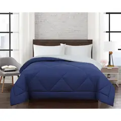 JUST HOME COLLECTION - Quilt BTS 1.5 Plazas Azul