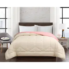 JUST HOME COLLECTION - Quilt BTS 2 Plazas Beige