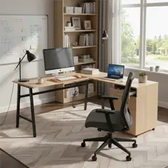 JUST HOME COLLECTION - Escritorio con Entrada USB Dinamarca