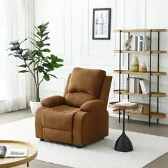JUST HOME COLLECTION - Sillón Reclinable 1 Cuerpo Bishop Café