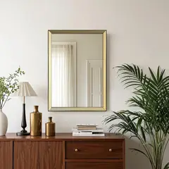 JUST HOME COLLECTION - Espejo Dorado/Negro 54x74cm