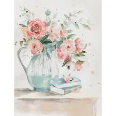 JUST HOME COLLECTION - Cuadro Canvas Florero Cielo Ros 60X80 CM
