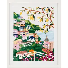 JUST HOME COLLECTION - Cuadro Ciudad Colores 2 40x50cm